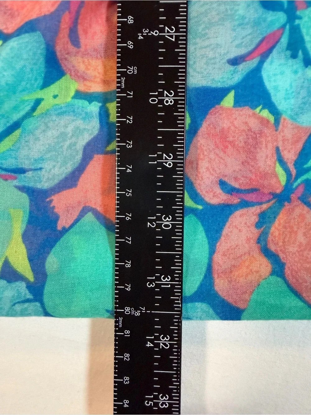 Aerie Infinity Scarf Floral Pink Blue Green Light Weight Boho Feminine 049
